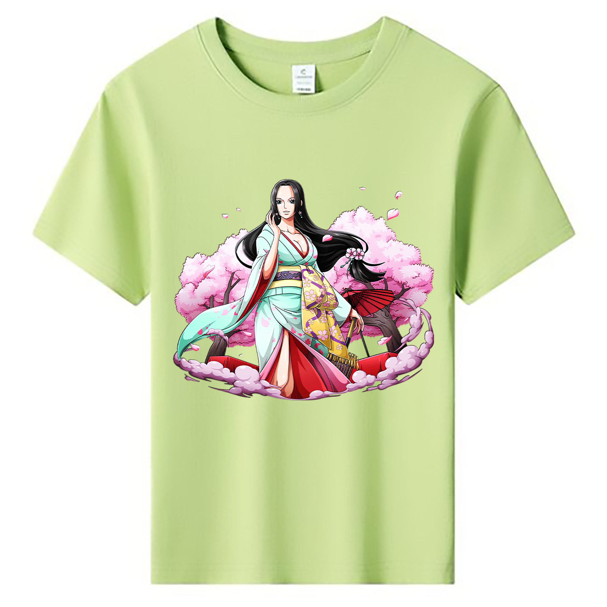ワンピース ボア・ハンコック ONE PIECE Boa·Hancock 綿100％キッズTシャツ（フロントプリント）